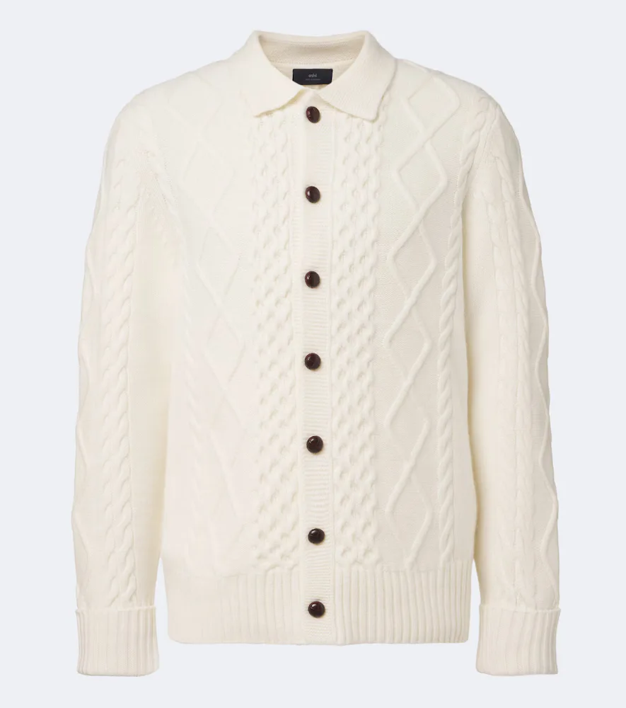 Mr Columbia Cable-Knit Cashmere Cardigan by Arch4