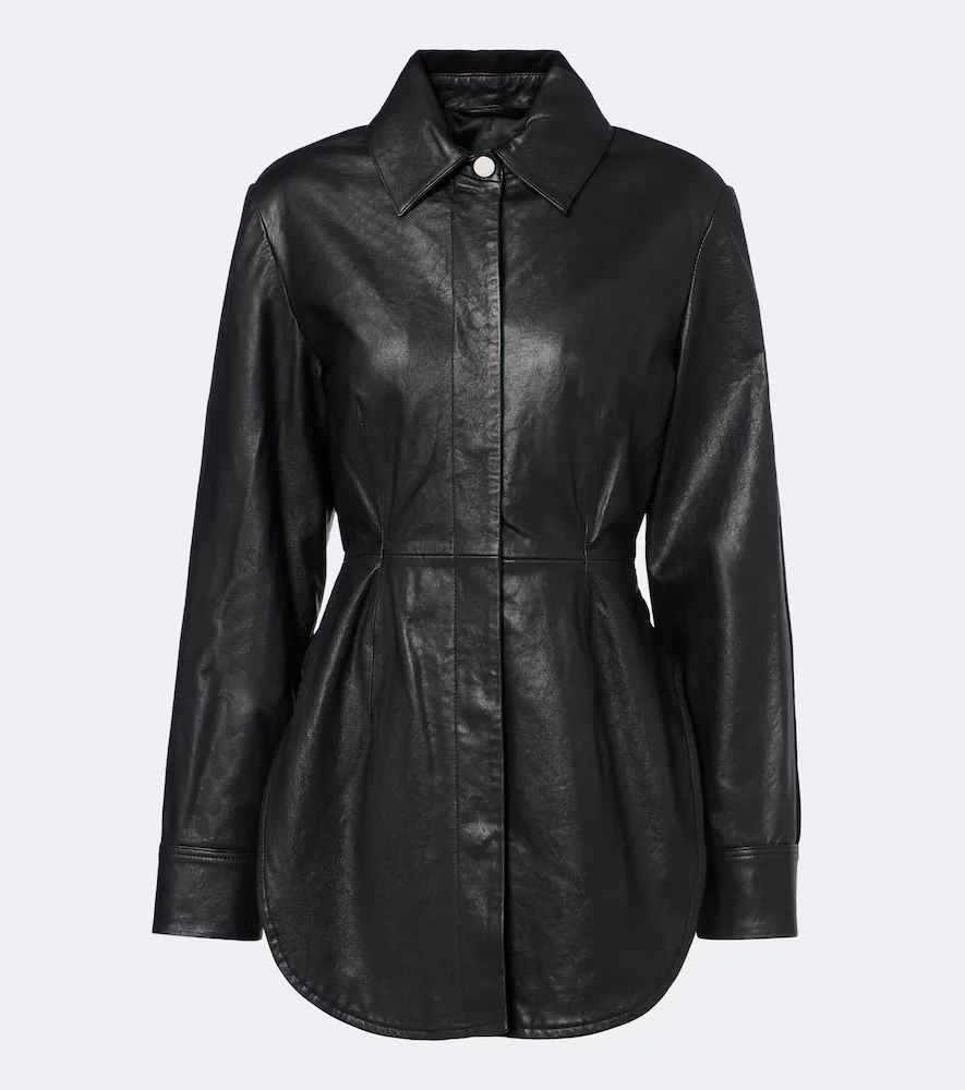 Leather and Suede Shirt by Sportmax