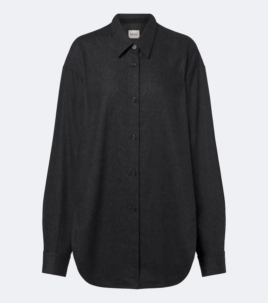 Goya Oversized Wool and Cashmere Shirt