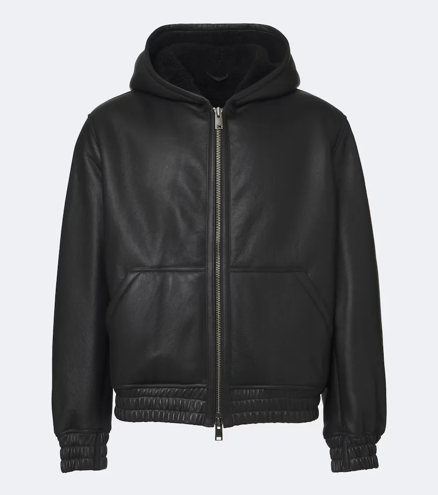Malen Hooded Leather Jacket by Arma
