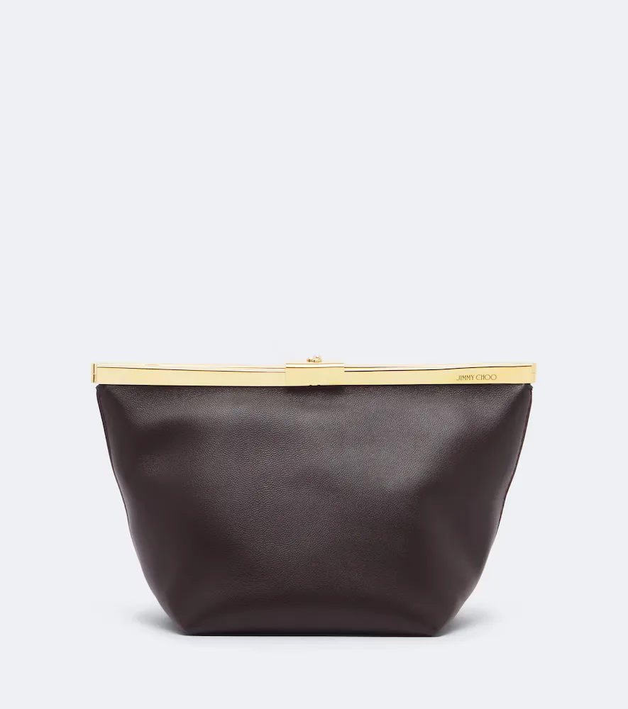 Ganache Leather Clutch