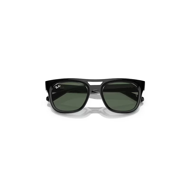 Phil Bio-Based Sunglasses Black Frame Green Lenses by Ray-Ban
