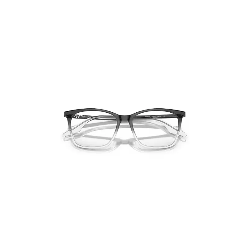 Rb5422 Optics Eyeglasses Dark Grey Frame Clear Lenses Polarized by Ray-Ban