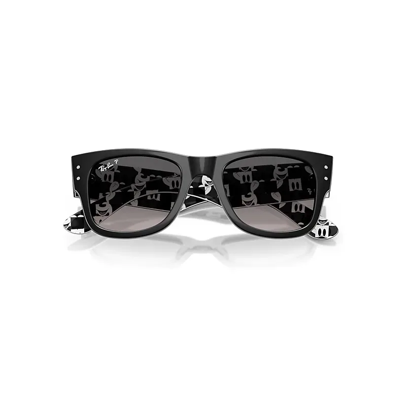 Mega Wayfarer Disney Mickey & Minnie Mouse Deconstructed Sunglasses Polarized by Ray-Ban