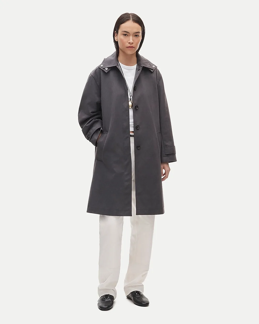 Soho Car Coat in Cotton-Blend by J.Crew