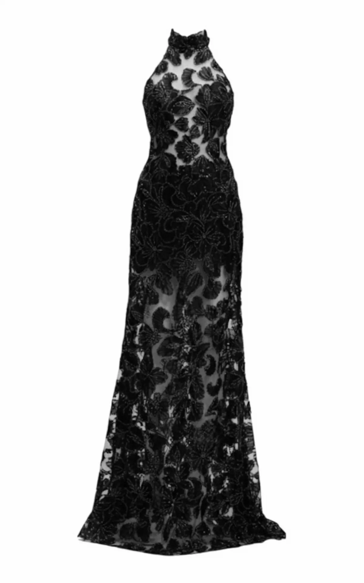 Thal Appliqué Maxi Dress by Francisco Arce
