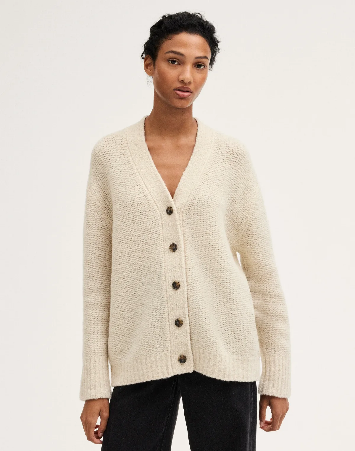 Oversized Bouclé Cardigan by MW