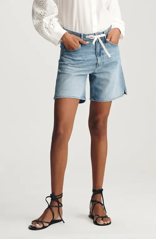Nella Drawstring Denim Shorts by Mavi Jeans
