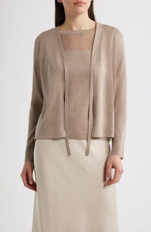 Arden Tie Front Cardigan by KOBI HALPERIN