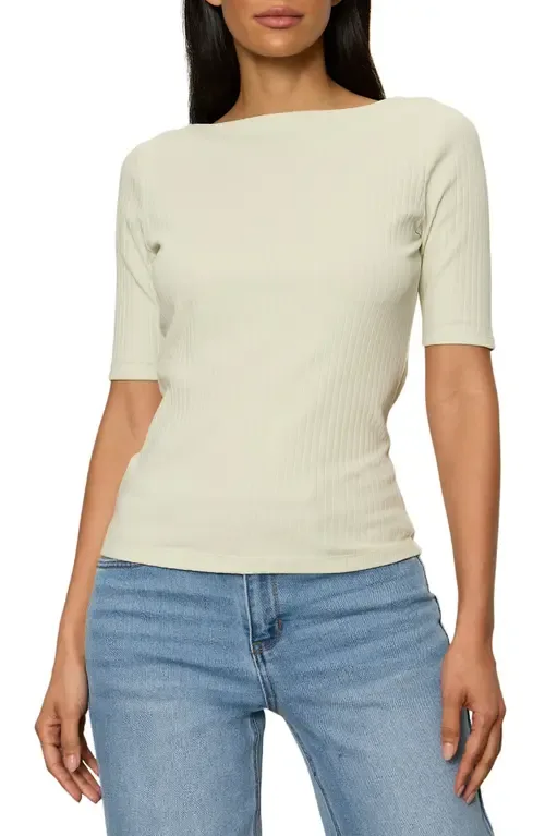 Boat Neck Rib Top by Sanctuary