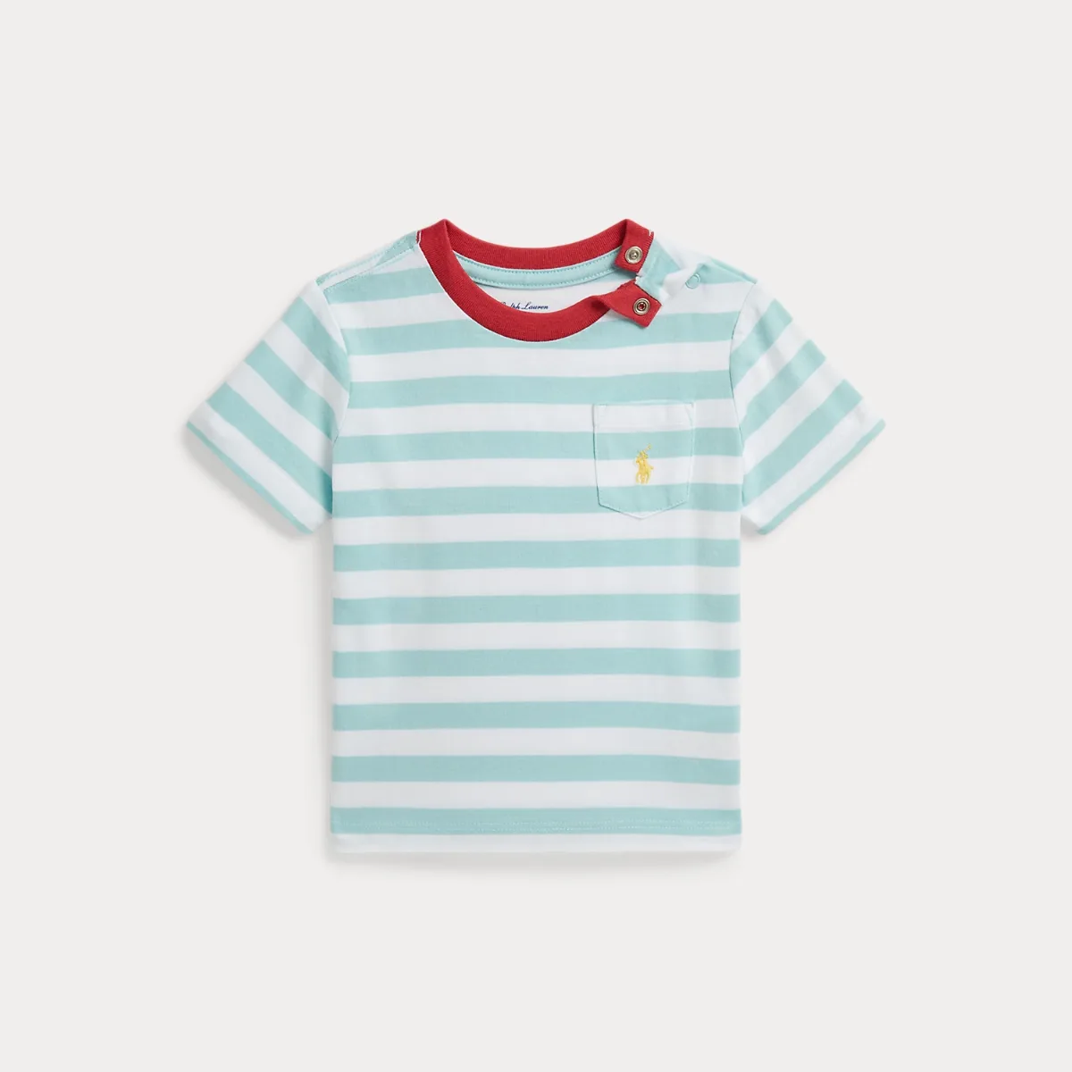 Striped Cotton Jersey Pocket Tee by Ralph Lauren