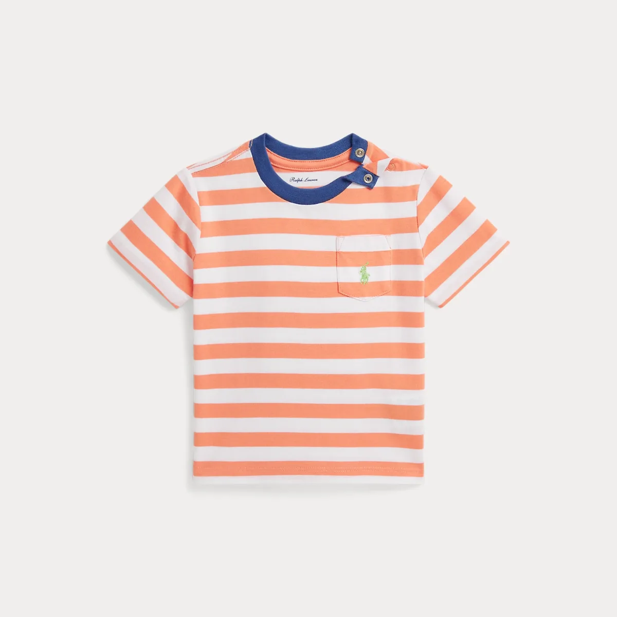 Striped Cotton Jersey Pocket Tee by Ralph Lauren