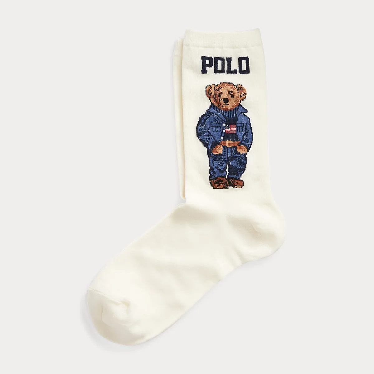 Polo Bear Crew Socks by Ralph Lauren
