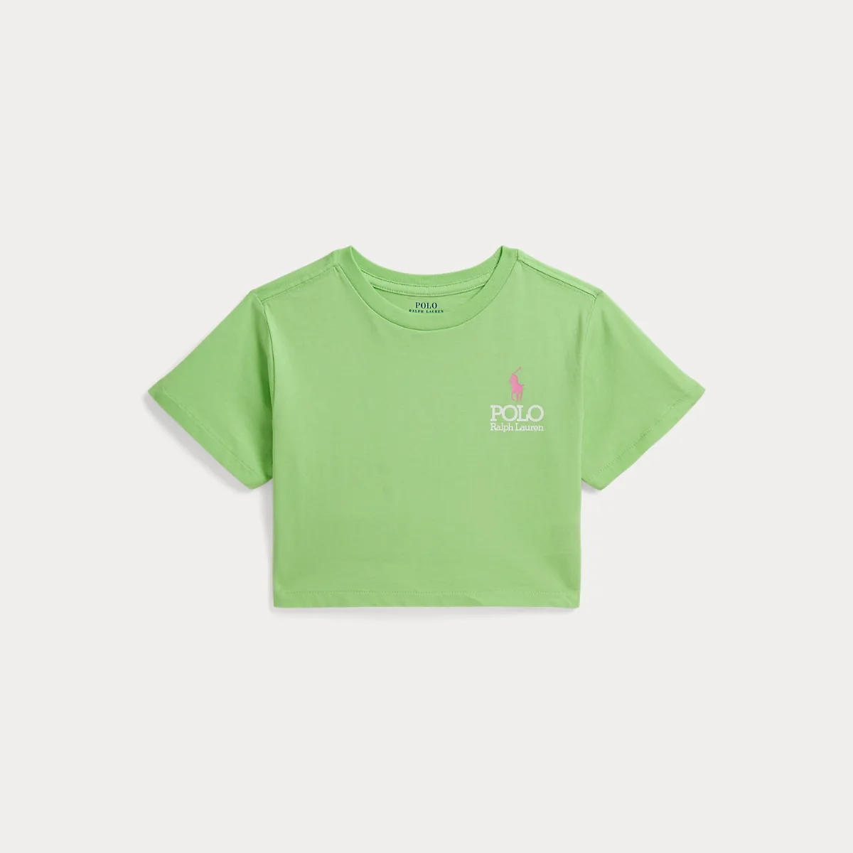 Big Pony Logo Cotton Boxy Tee by Ralph Lauren