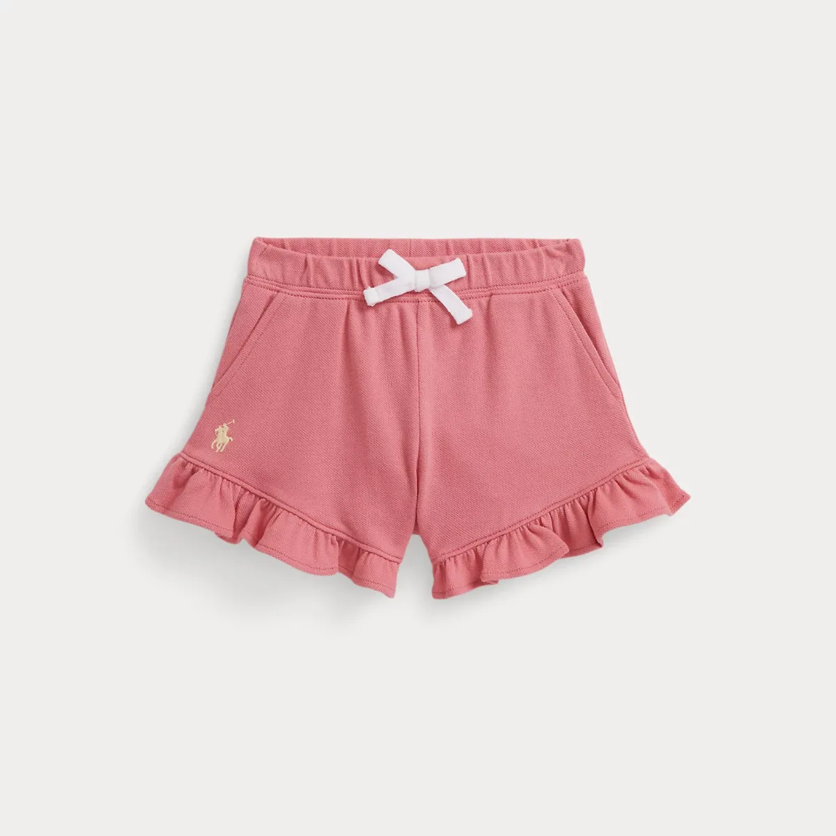Ruffled Stretch Mesh Short by Ralph Lauren