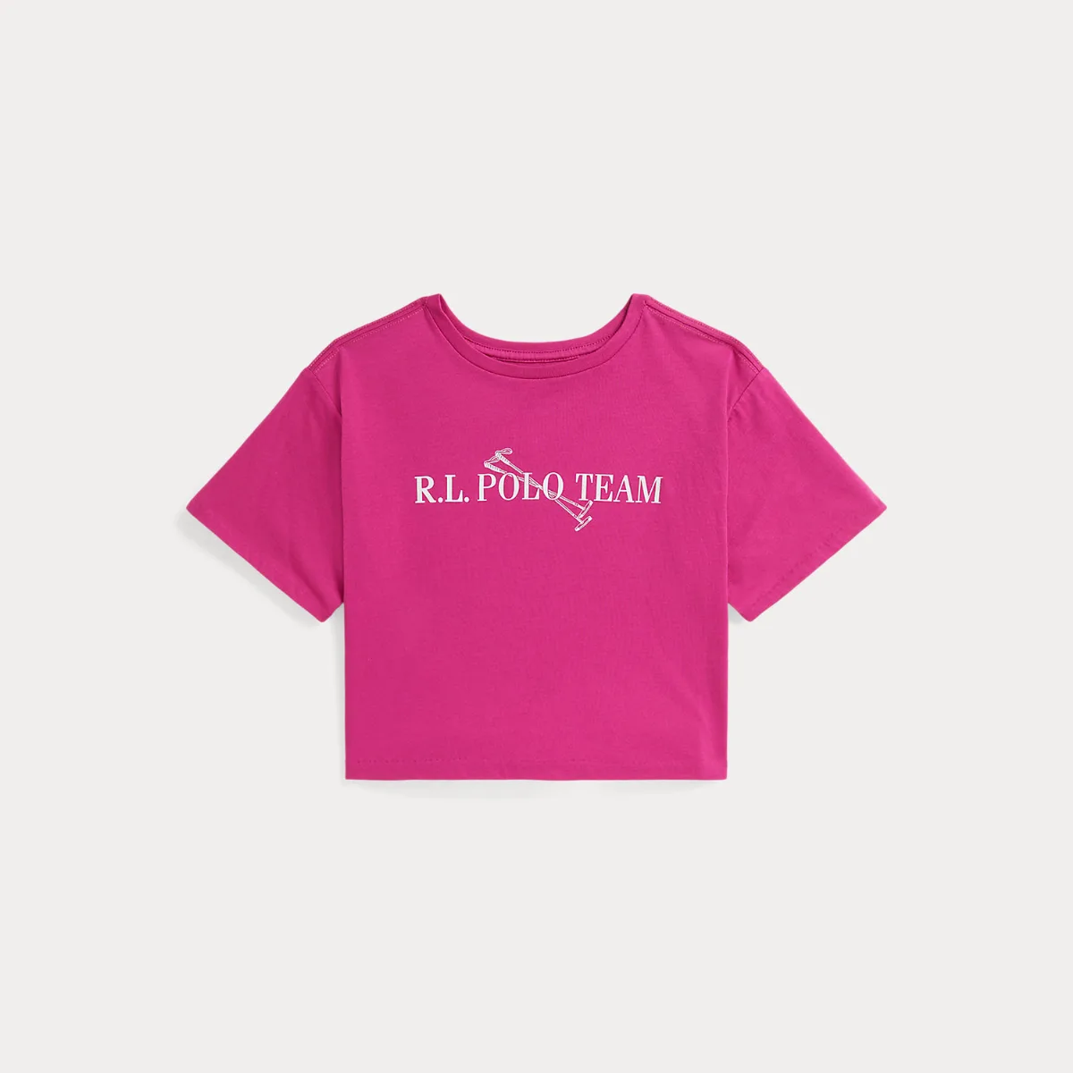 Polo Team Cotton Jersey Boxy Tee by Ralph Lauren