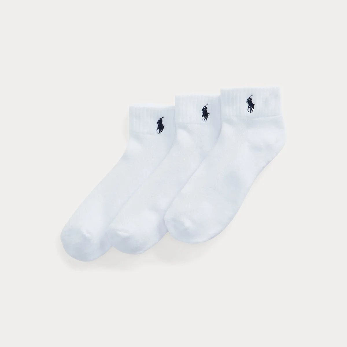 Half-Cushioned Sport Ankle Sock 3-Pack by Ralph Lauren