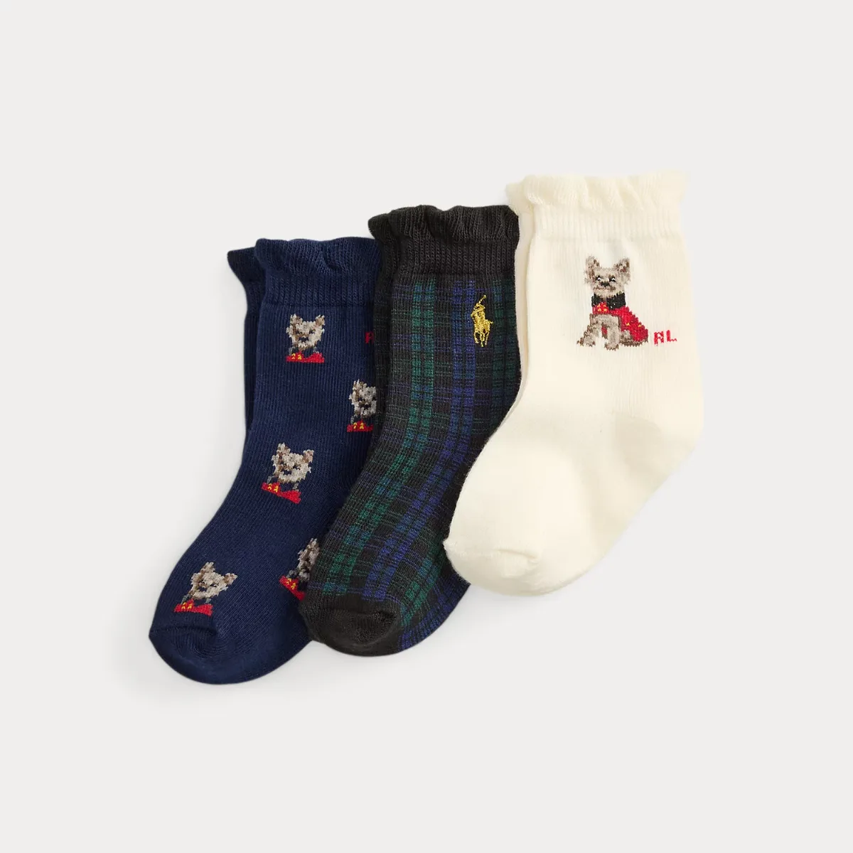 Dog Crew Sock 3-Pack by Ralph Lauren