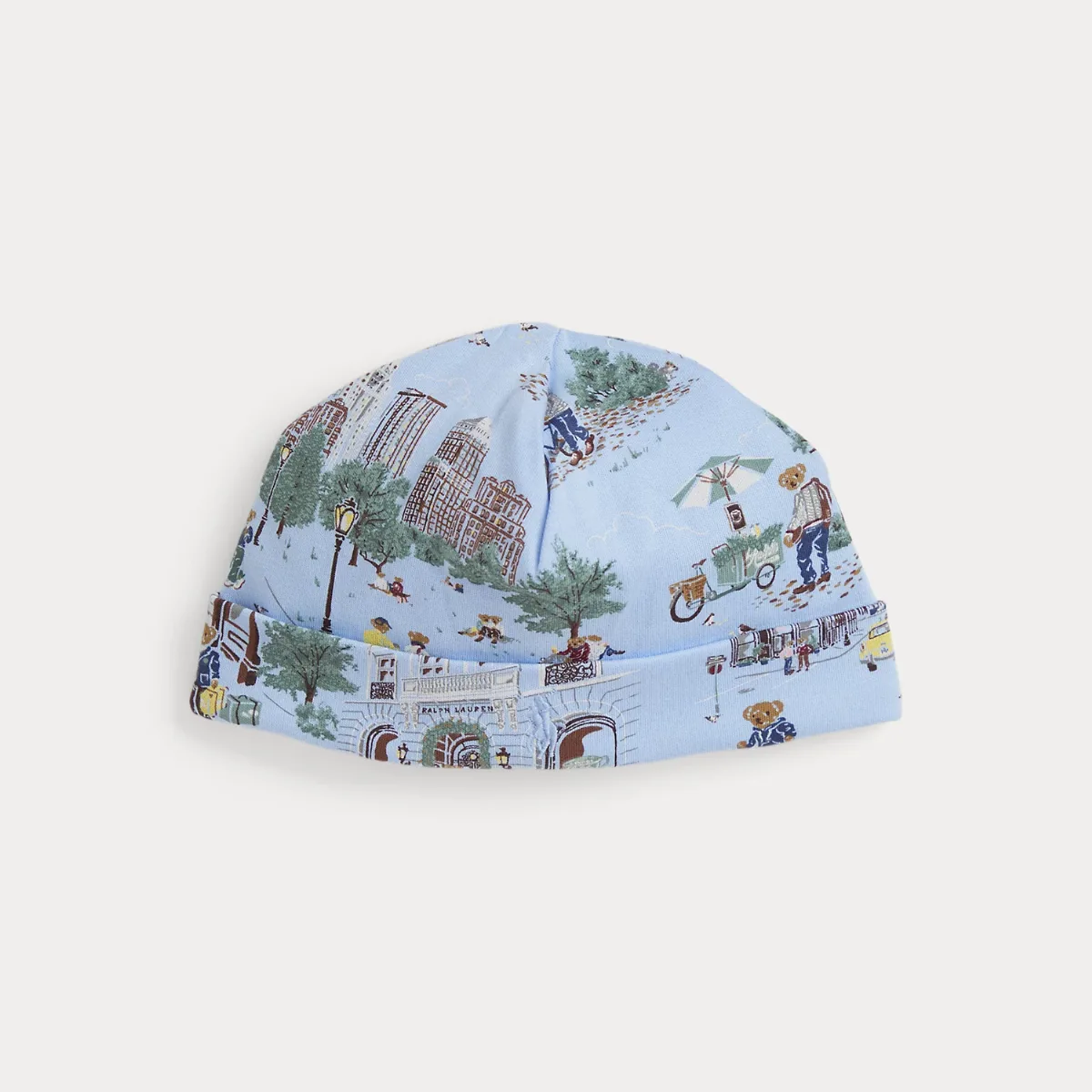 Polo Bear Cotton Interlock Beanie by Ralph Lauren