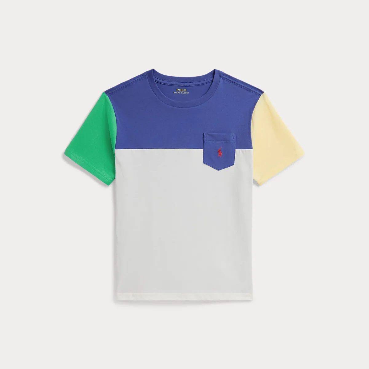 Color-Blocked Cotton Jersey Tee by Ralph Lauren