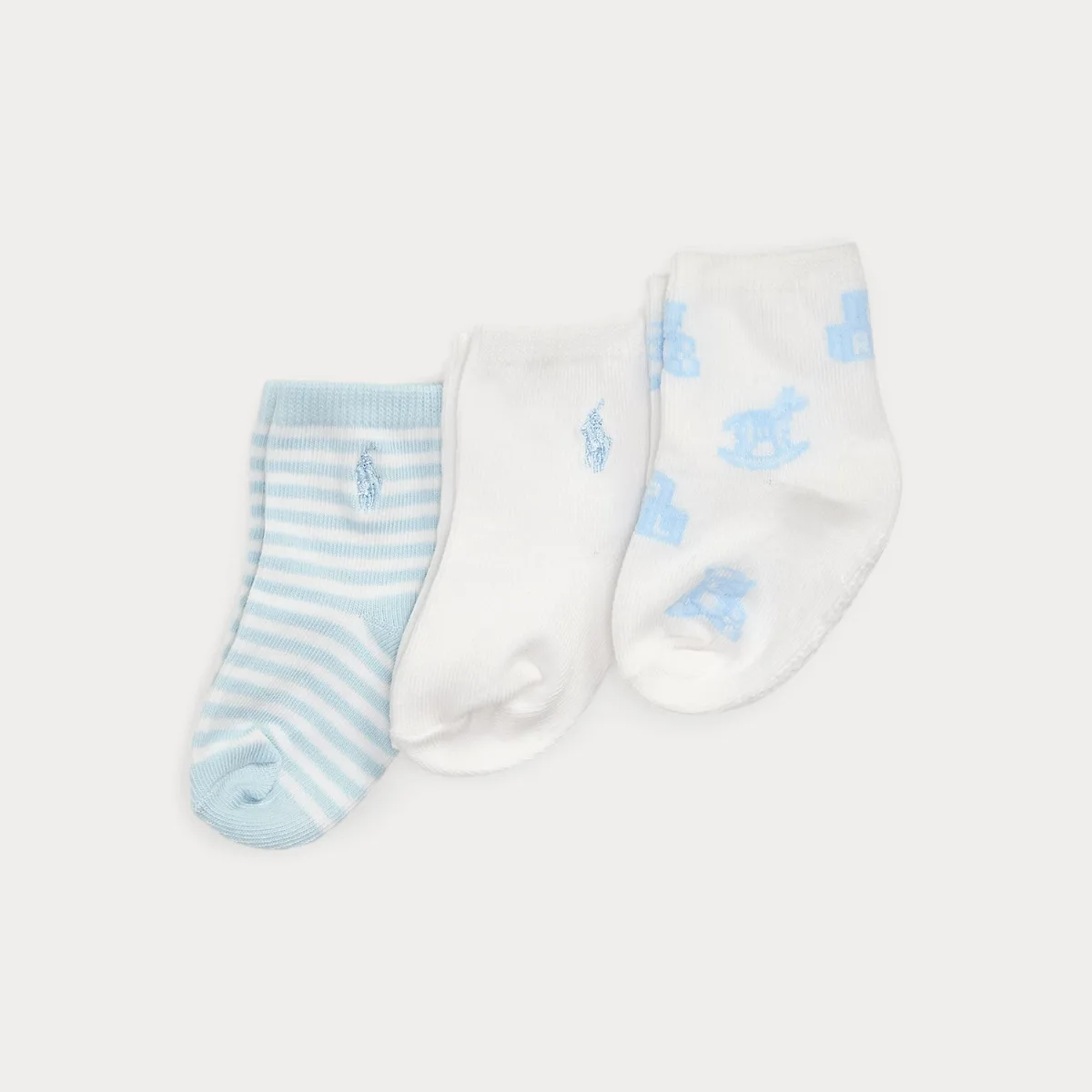 Polo Bear Ankle Sock 3-Pack by Ralph Lauren