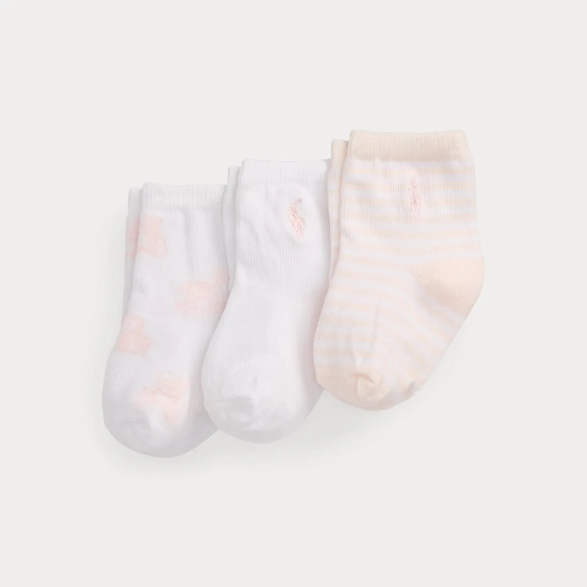 Striped Ankle Sock 3-Pack by Ralph Lauren