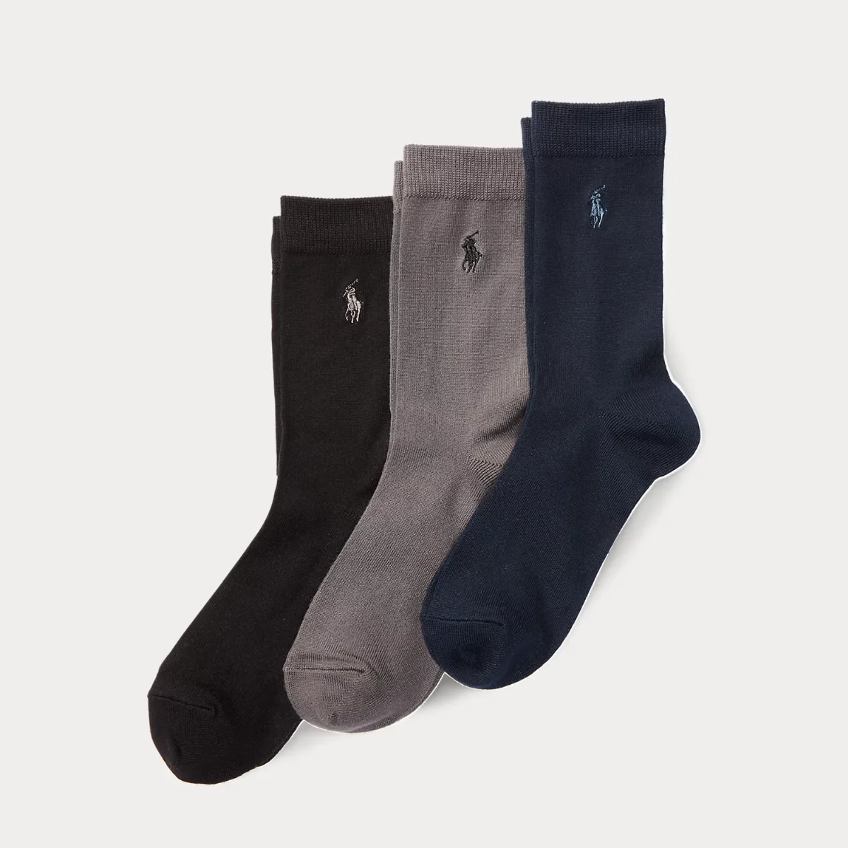 Supersoft Flat Crew Sock 3-Pack by Ralph Lauren