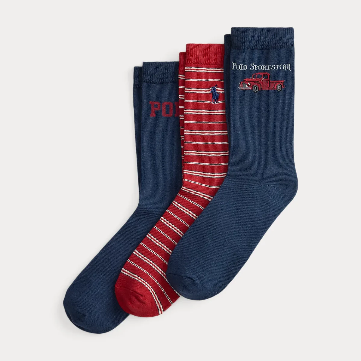 Polo Sportsman Crew Sock 3-Pack by Ralph Lauren