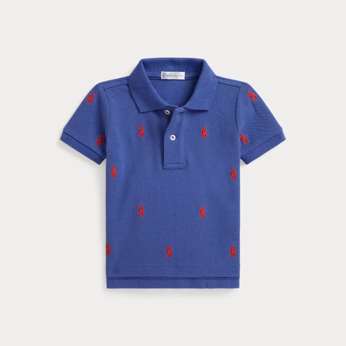 Polo Pony Cotton Mesh Polo Shirt by Ralph Lauren