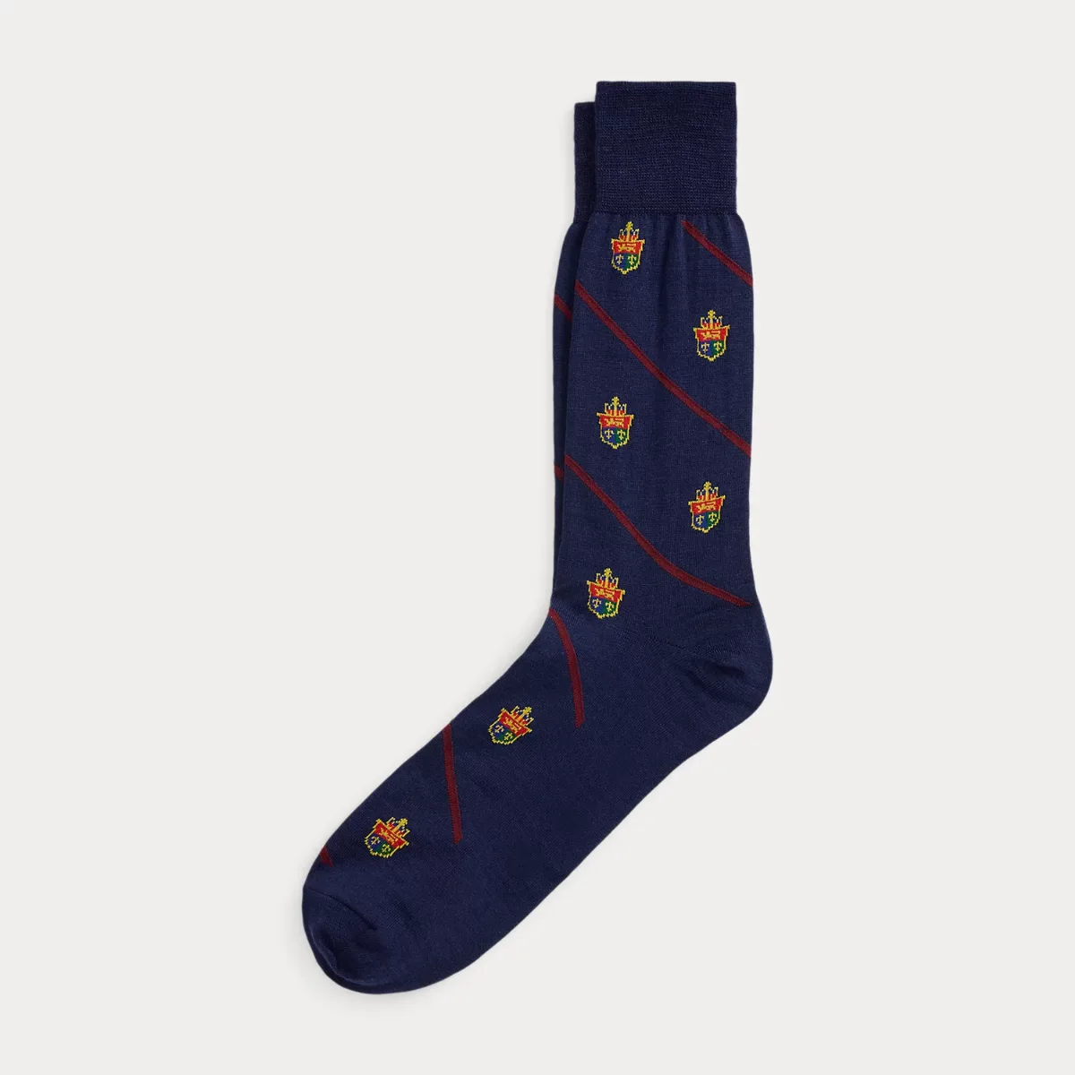 Crest Wool-Blend Trouser Socks by Ralph Lauren