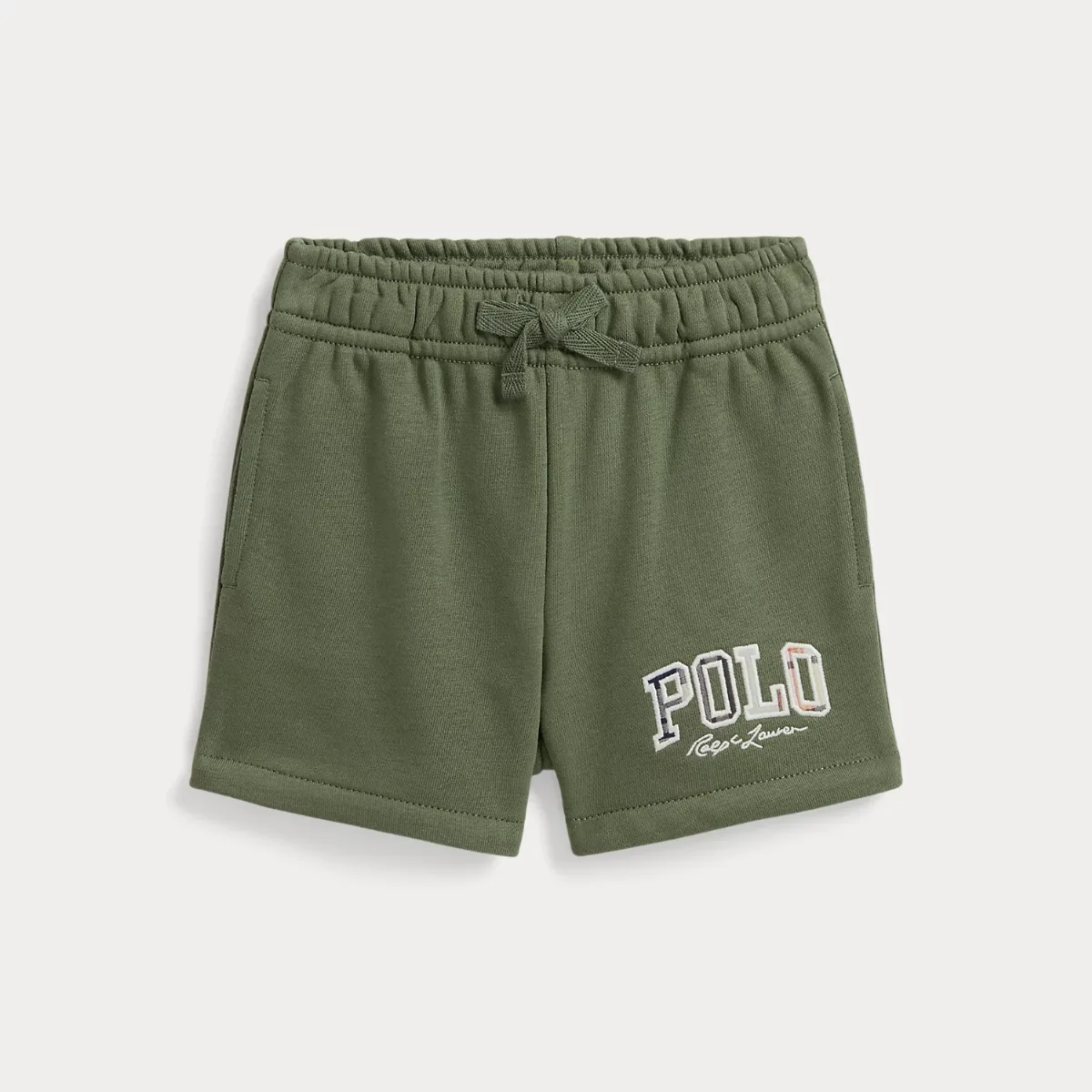Madras-Logo French Terry Short by Ralph Lauren