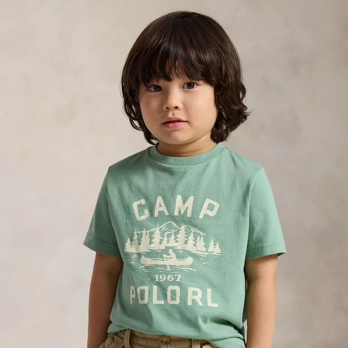 Logo Cotton Jersey Graphic Tee by Ralph Lauren