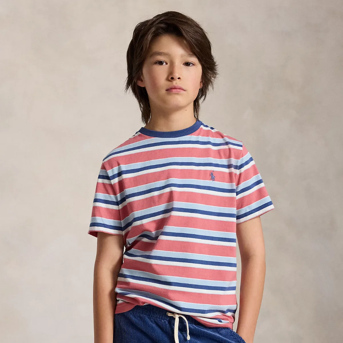 Striped Cotton Jersey Tee by Ralph Lauren