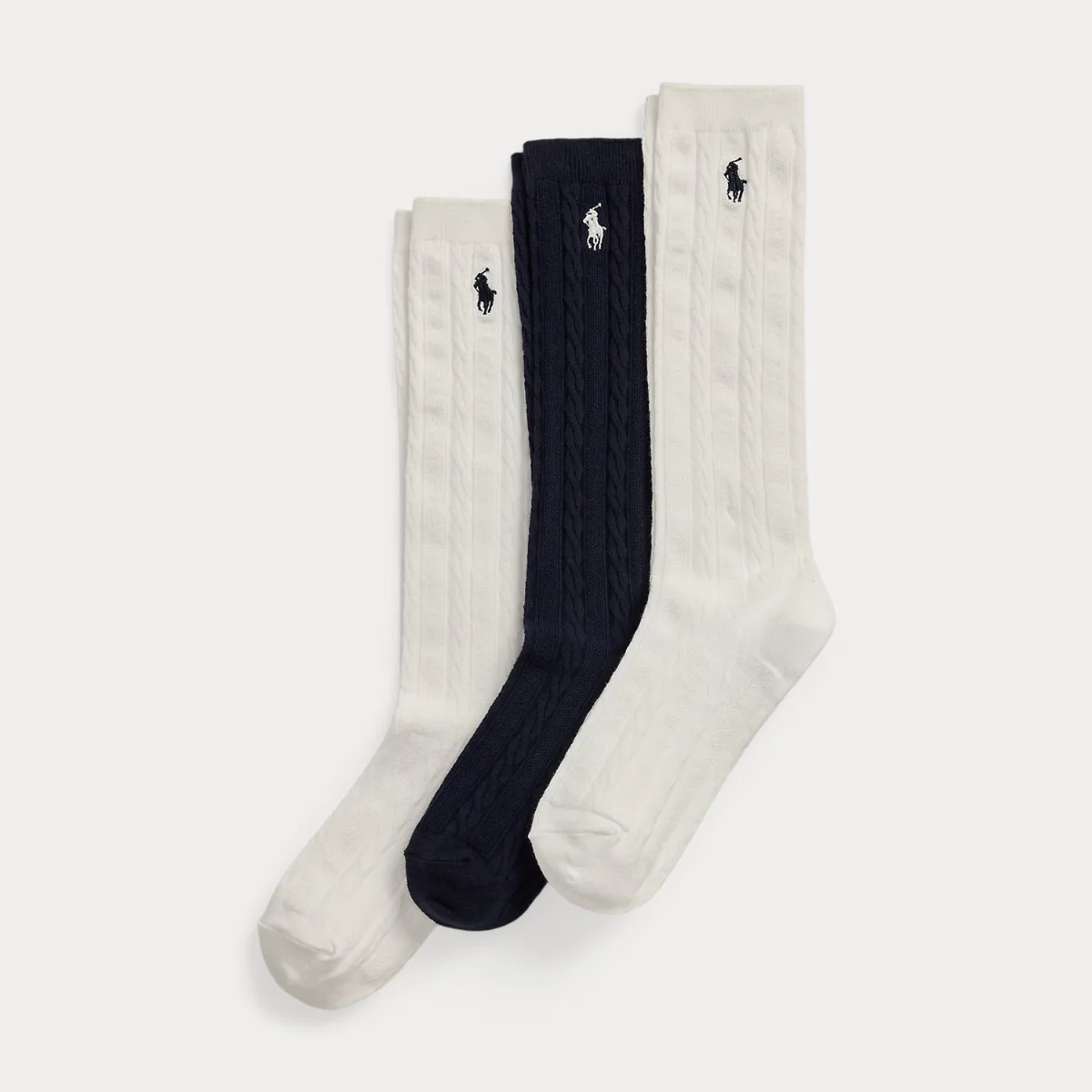 Cable-Knit Knee-High Sock 3-Pack by Ralph Lauren