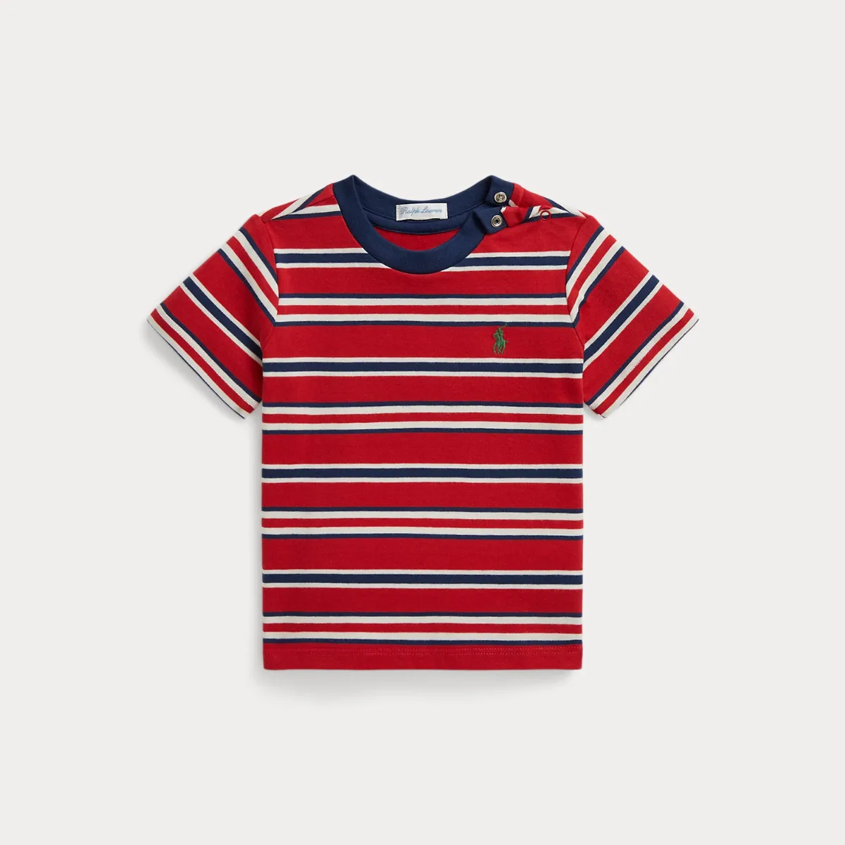 Striped Cotton Jersey Tee by Ralph Lauren