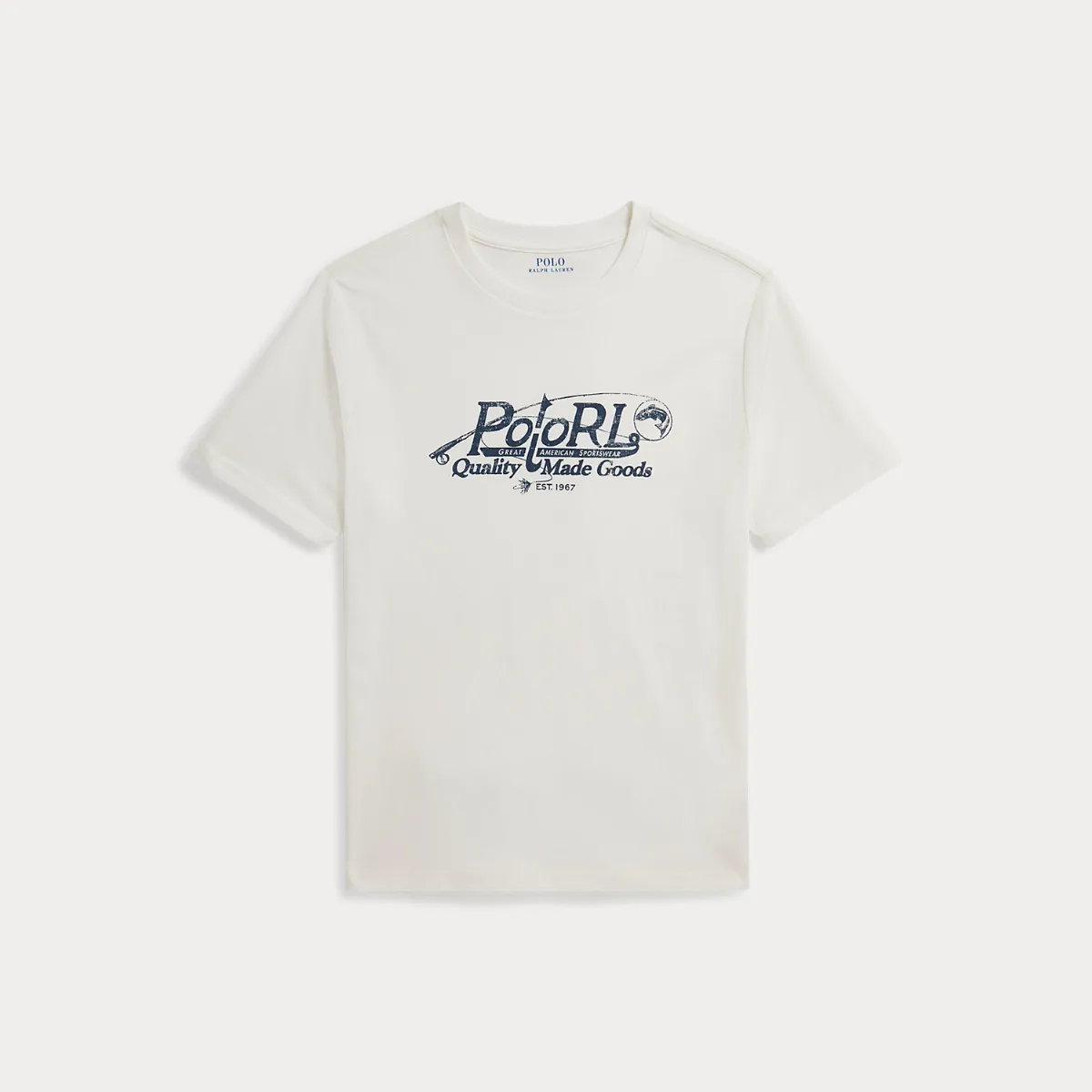 Logo Cotton Jersey Tee by Ralph Lauren