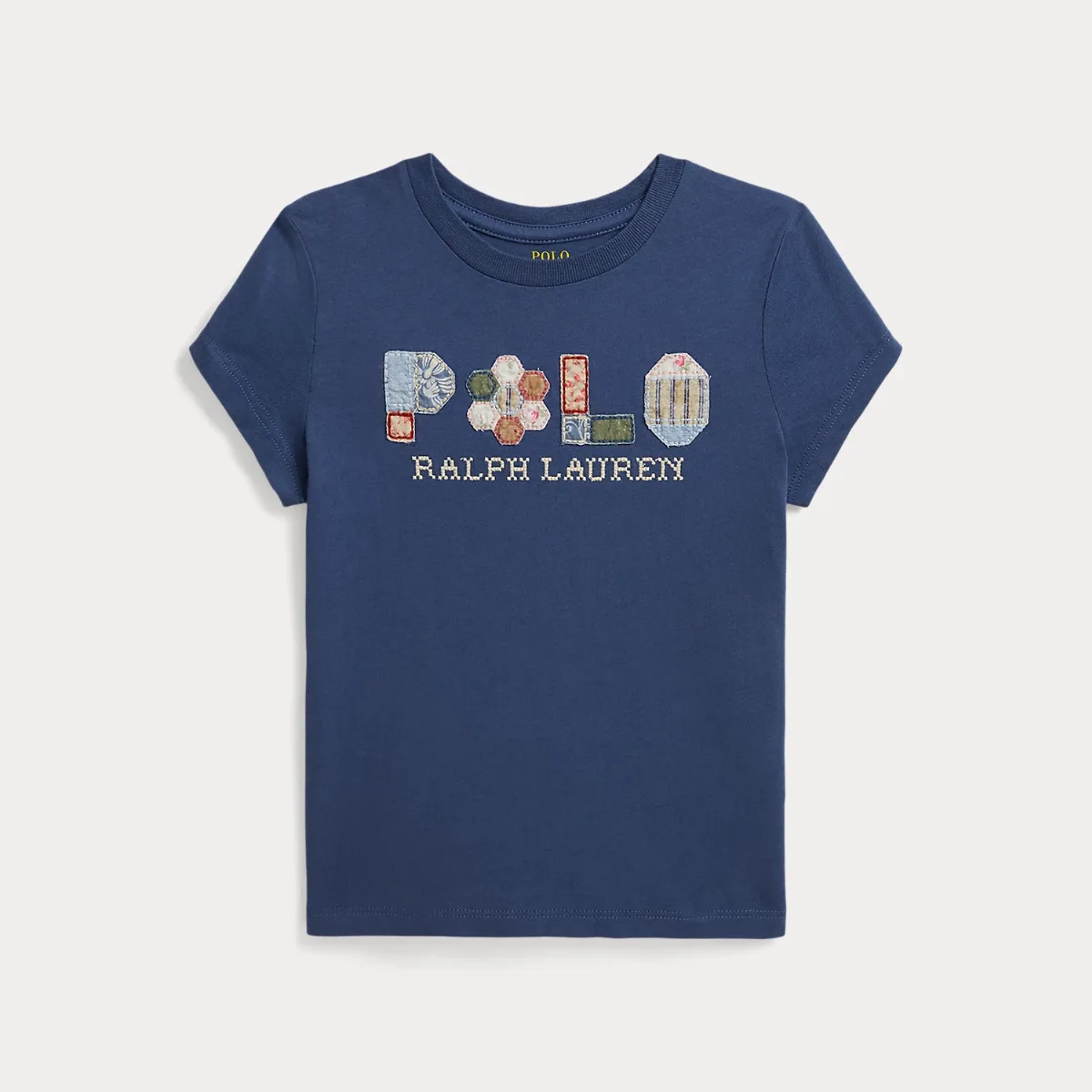 Patchwork-Logo Cotton Jersey Tee by Ralph Lauren