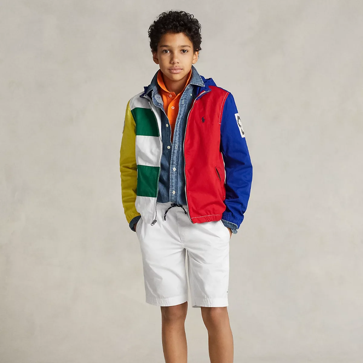 Cotton Chino Drawstring Short by Ralph Lauren
