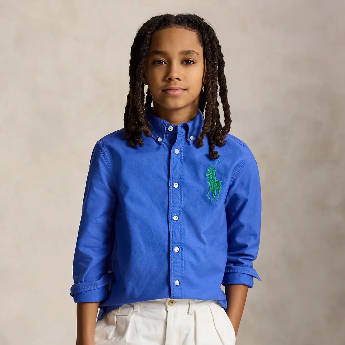 Big Pony Cotton Oxford Shirt by Ralph Lauren