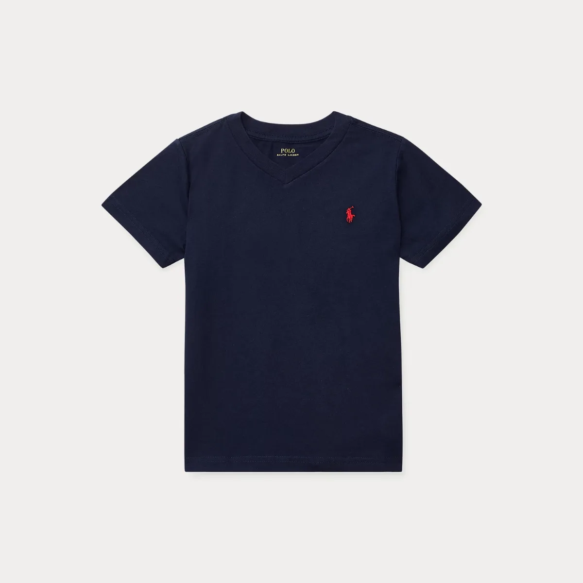 Cotton Jersey V-Neck Tee by Ralph Lauren