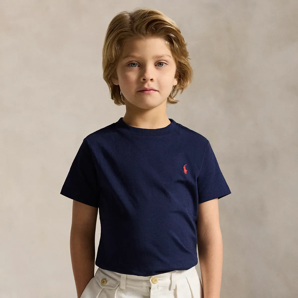 Cotton Jersey Crewneck Tee by Ralph Lauren
