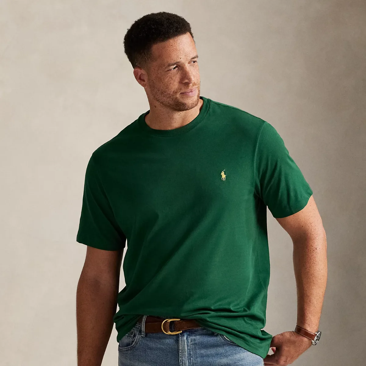 Jersey Crewneck T-Shirt by Ralph Lauren