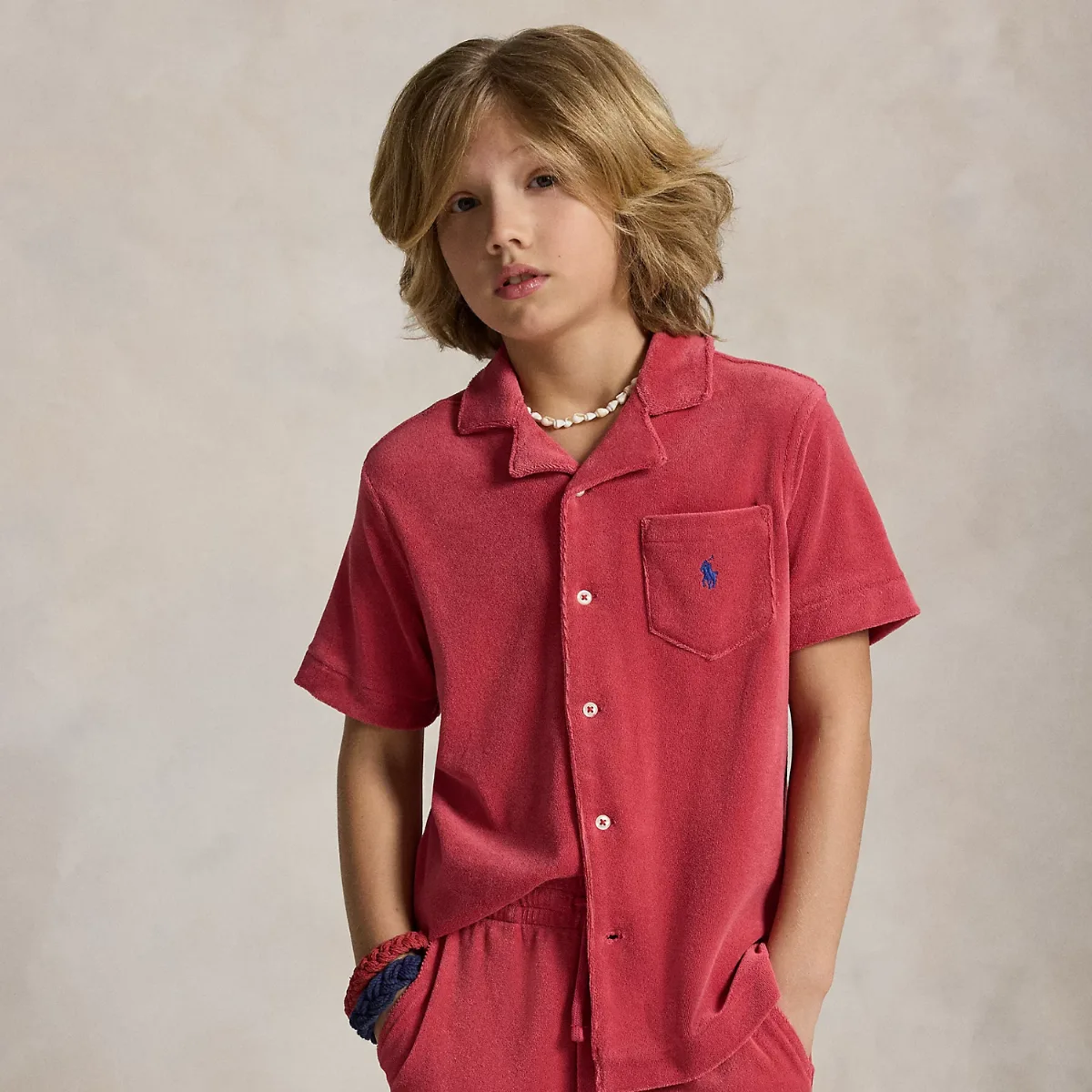 Terry Camp Shirt by Ralph Lauren