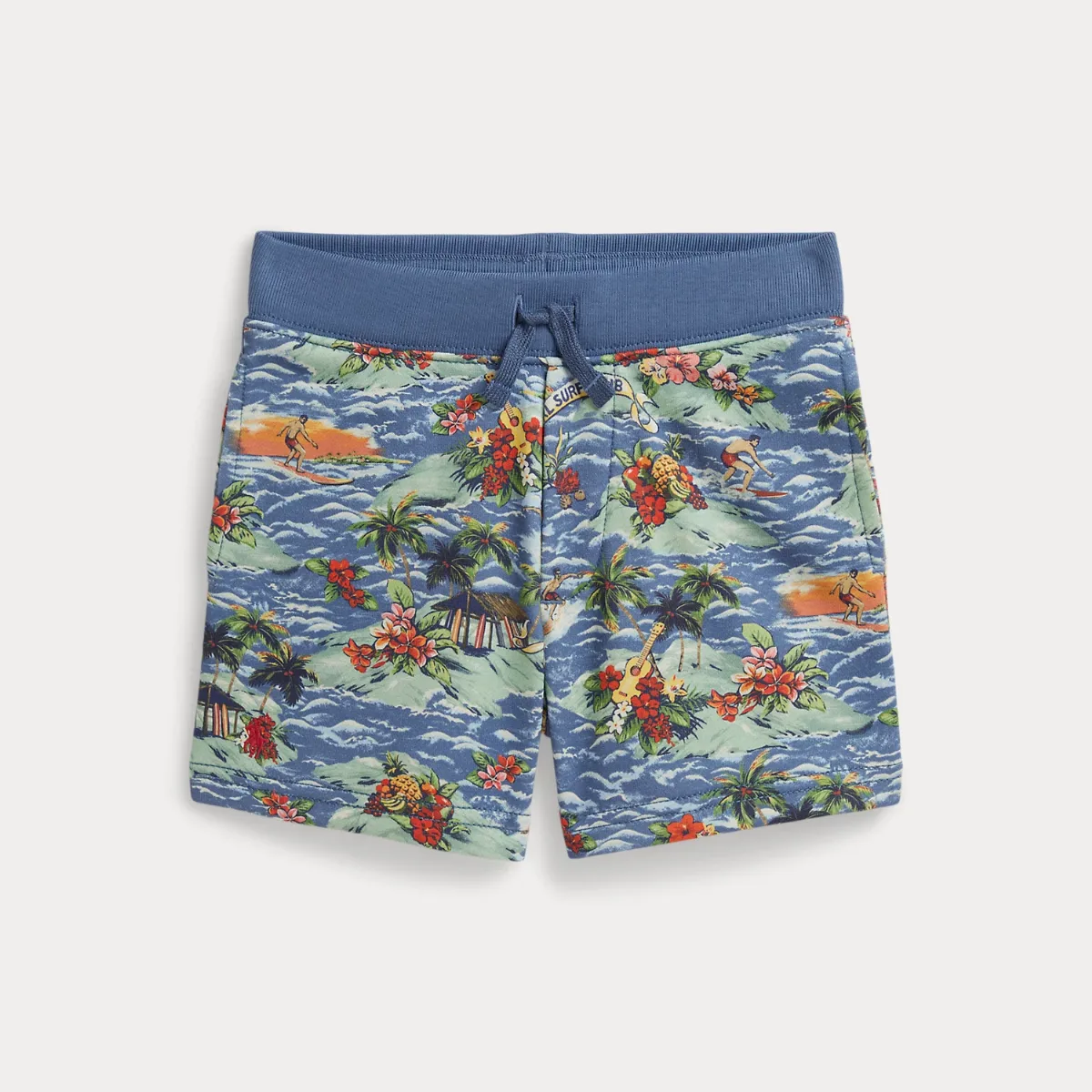 Tropical-Print French Terry Short by Ralph Lauren