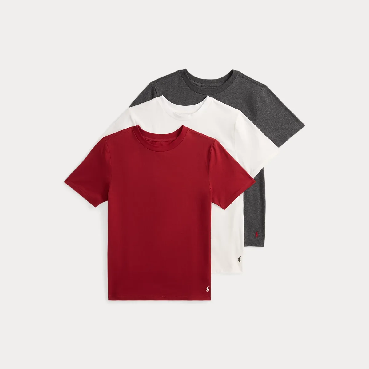 Stretch Jersey Crewneck 3-Pack by Ralph Lauren