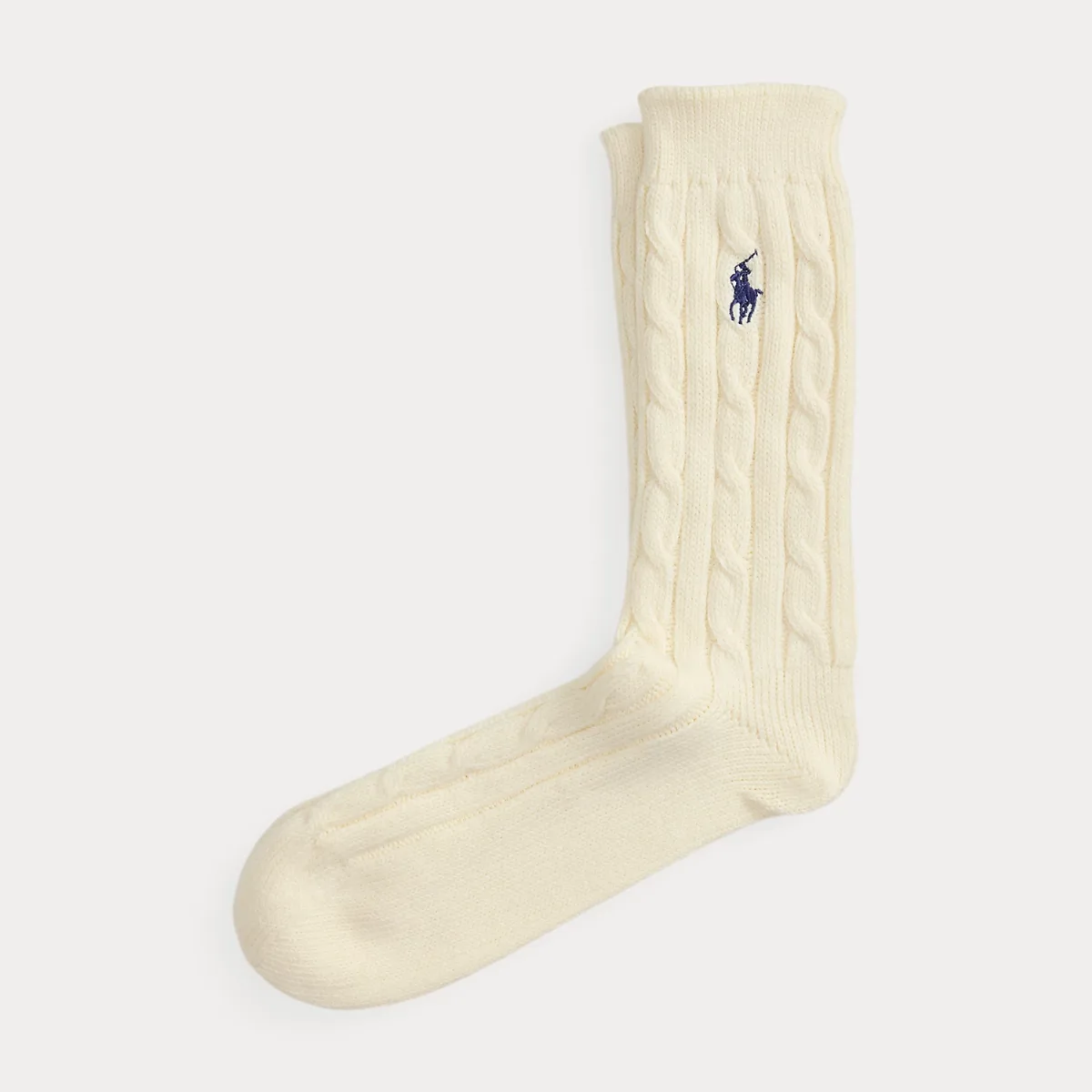 Cable-Knit Crew Socks by Ralph Lauren