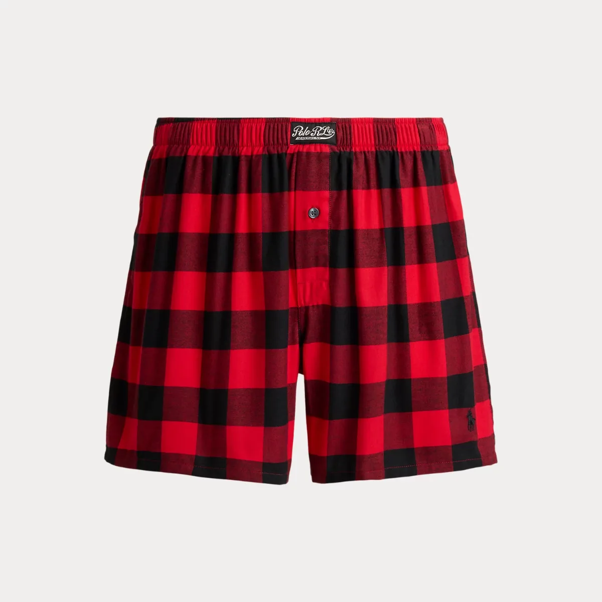Plaid Cotton Flannel Boxer by Ralph Lauren