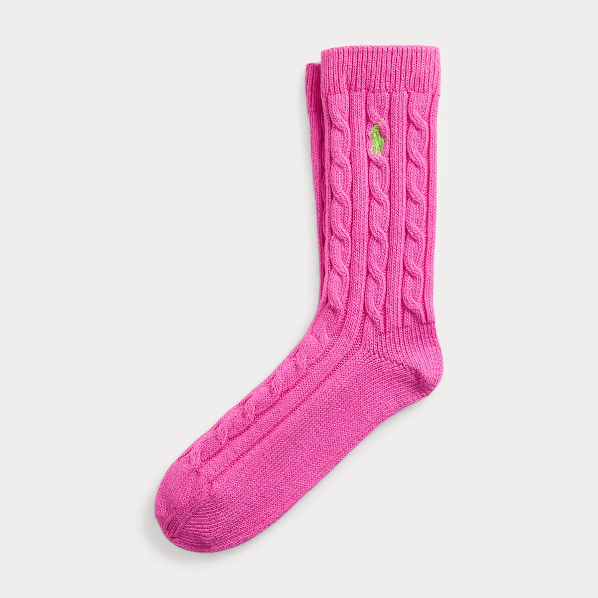 Cable-Knit Crew Socks by Ralph Lauren