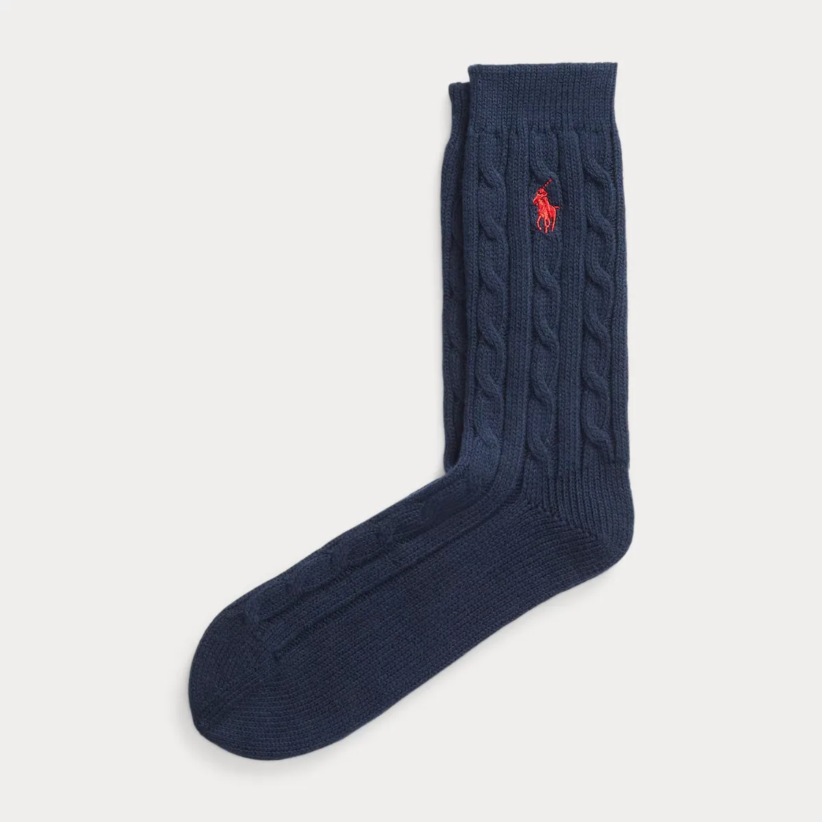 Cable-Knit Crew Socks by Ralph Lauren
