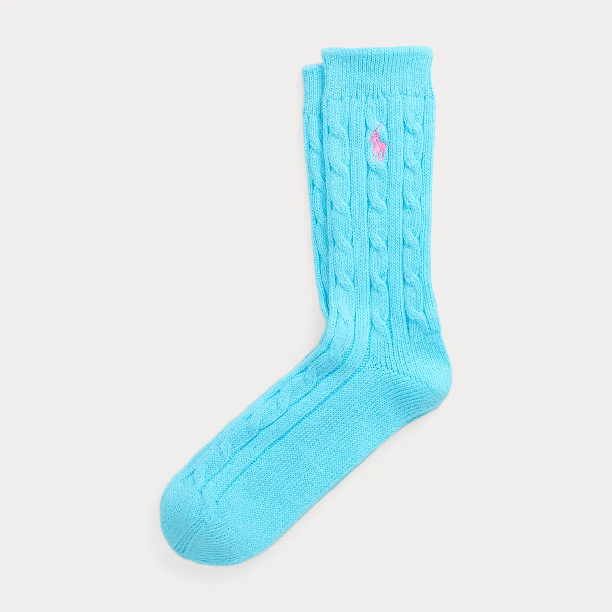 Cable-Knit Crew Socks by Ralph Lauren